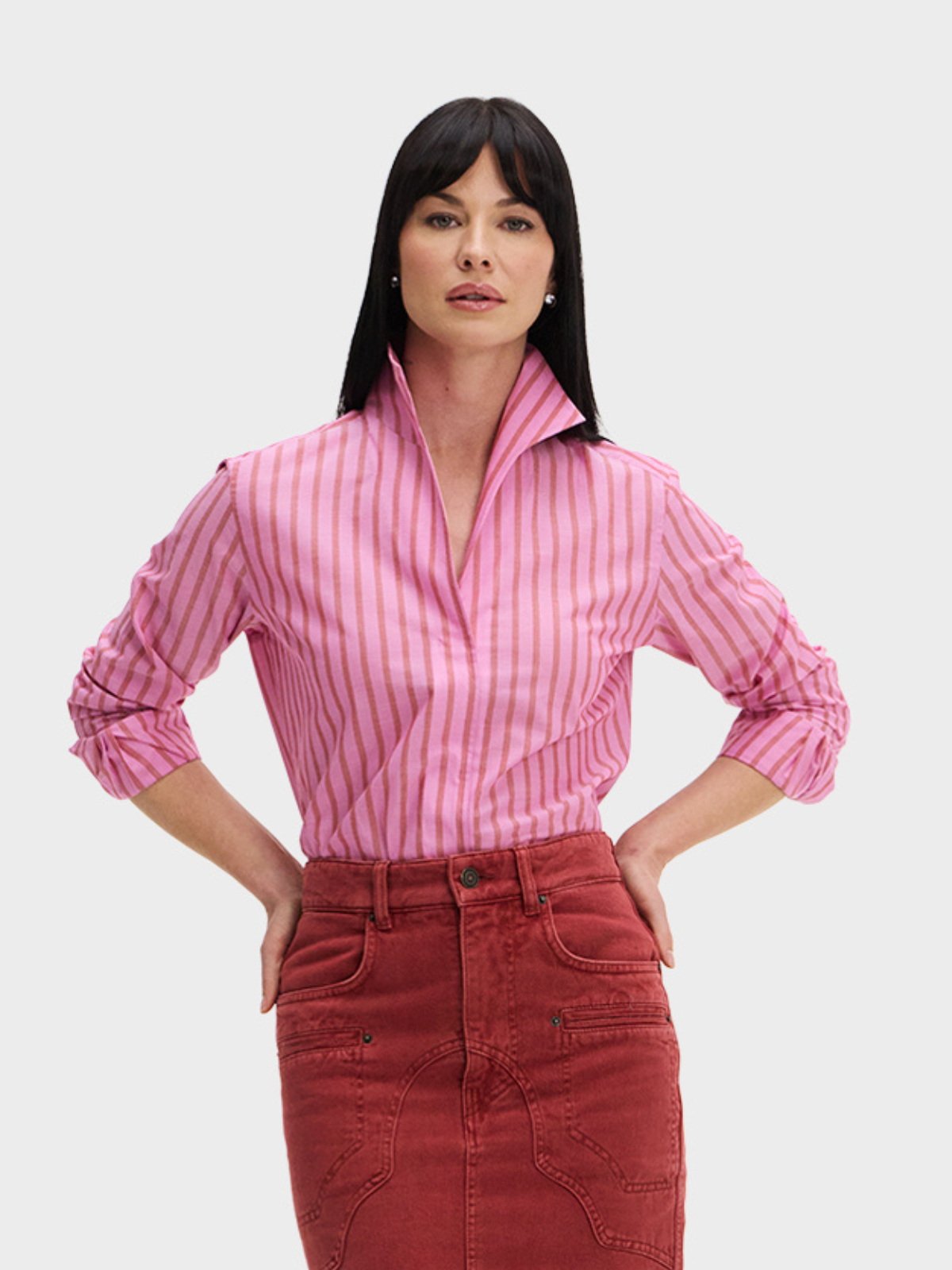cherry red dress shirt The Power of Red: Making a Statement Without Saying a Word  Barry. Wang