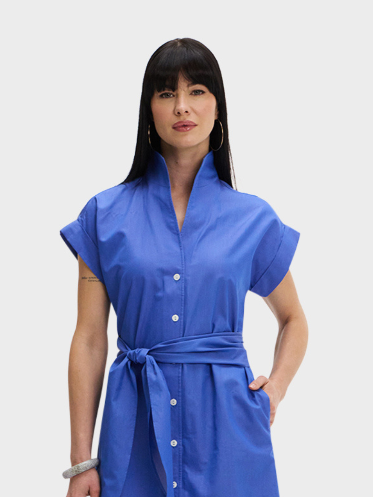 Sarah Alexandra CAP Sleeve DRESS: BLUE LAGOON XS - Women's CAP Sleeve Tops Sarah Alexandra CAP Sleeve DRESS: BLUE LAGOON XS - Women's CAP Sleeve Tops