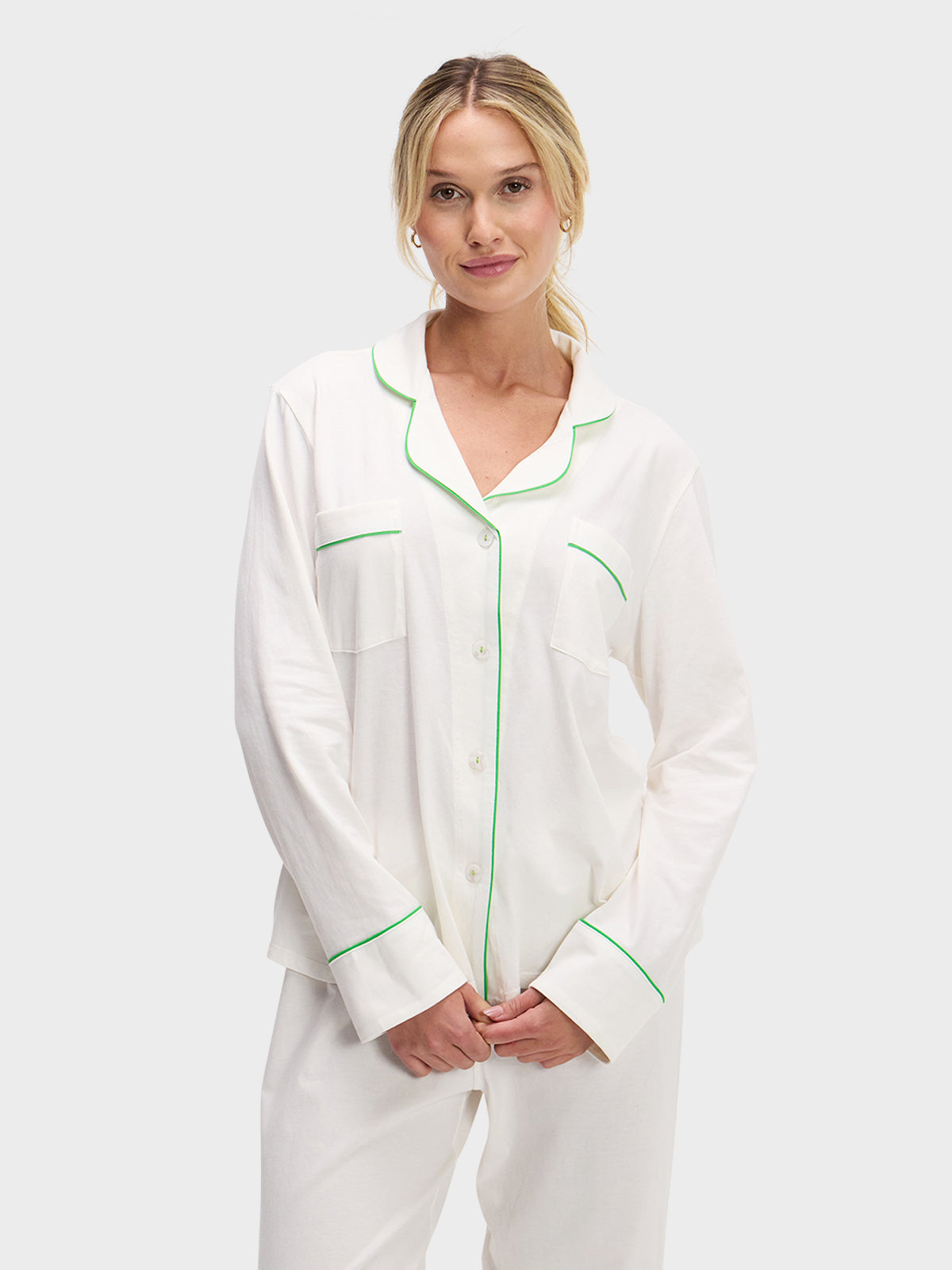 Sarah Alexandra LONG SLEEVE PAJAMA SET: TEE TIME XL Sarah Alexandra LONG SLEEVE PAJAMA SET: TEE TIME XL