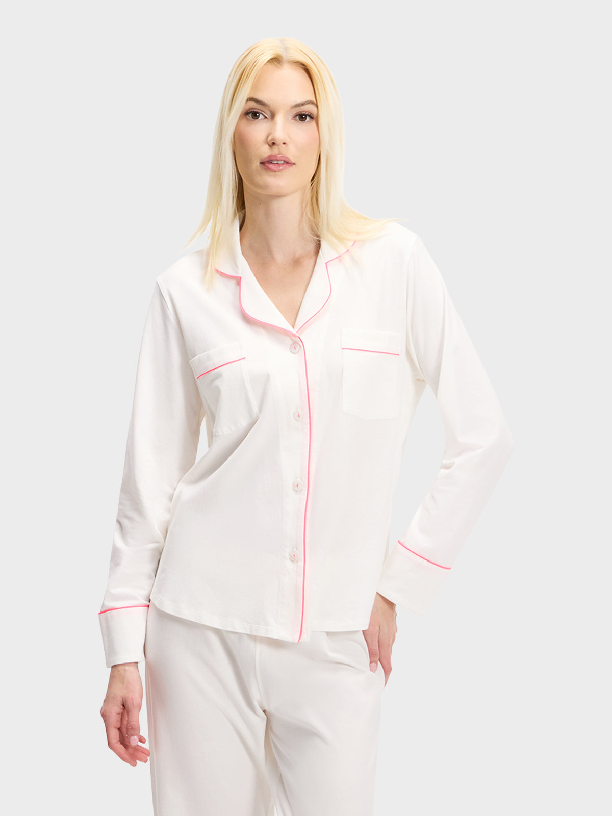 LONG SLEEVE PAJAMA SET: LIP SERVICE