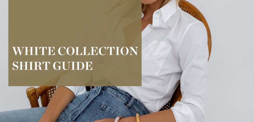 Sarah Alexandra White Collection Shirt Guide