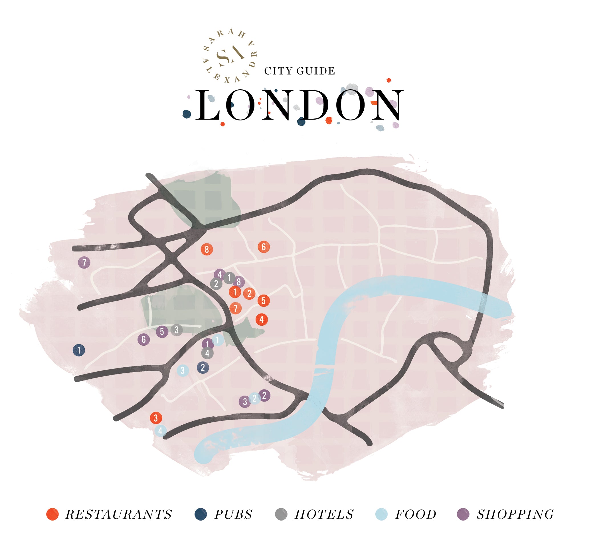 City Guide to London by Women's Fashion Designer Sarah Alexandra