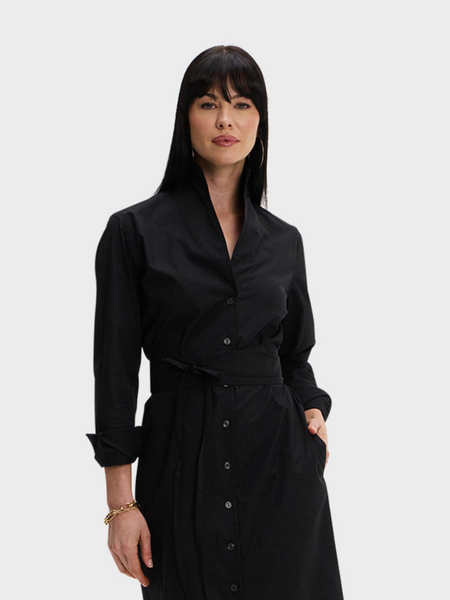Sarah Alexandra SHIRT DRESS: Black DIAMOND 16