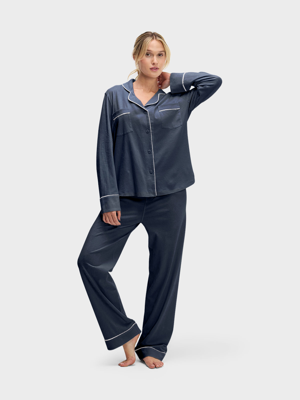 LONG SLEEVE PAJAMA SET: CAVIAR DREAMS