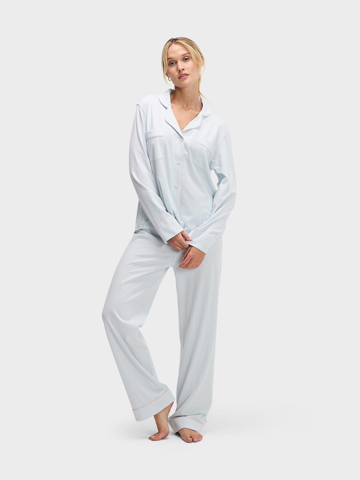 LONG SLEEVE PAJAMA SET: COTTON CANDY