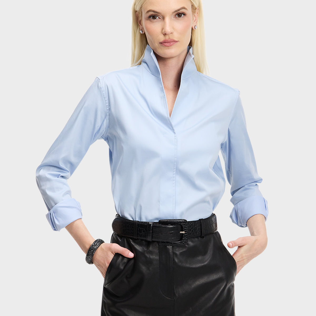 Sarah Alexandra Signature: Nothing But Blue Skies 10 - Women's Button Down Shirts