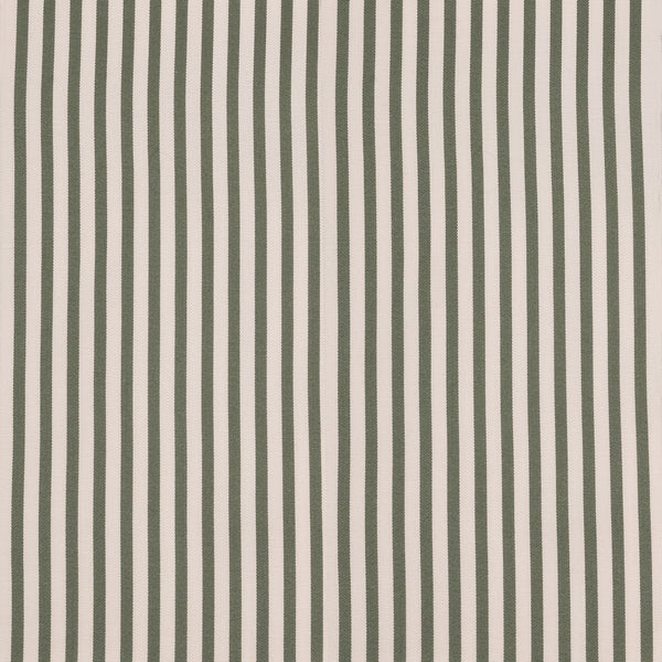 Straight Up striped green and cream pattern